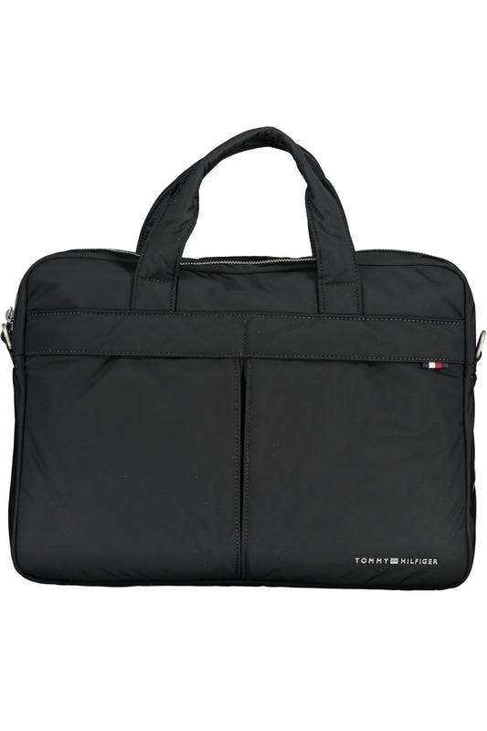 TOMMY HILFIGER BLACK MAN BRIEFCASE