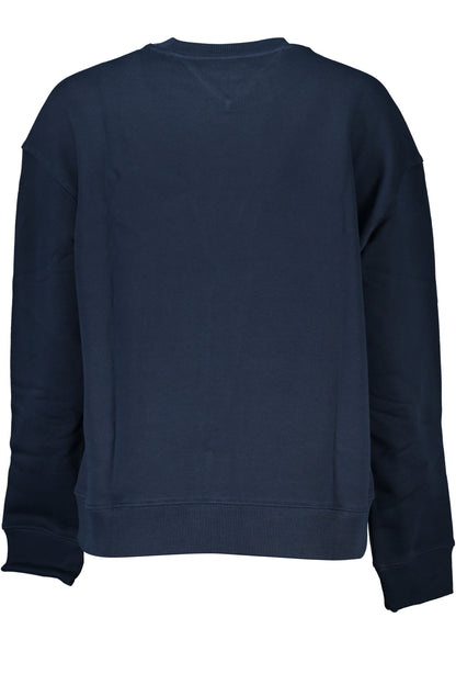 TOMMY HILFIGER WOMEN'S BLUE ZIPLESS SWEATSHIRT