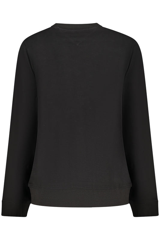TOMMY HILFIGER WOMEN'S BLACK ZIP-UP SWEATSHIRT
