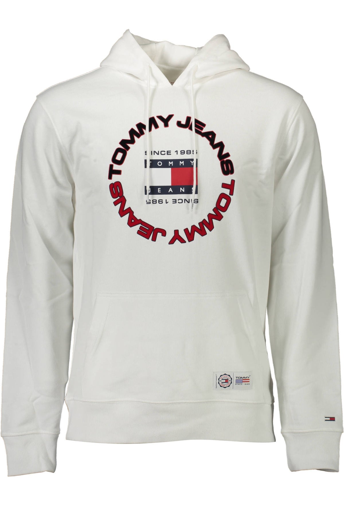 Tommy Hilfiger Man White Sweatshirt Without Zip