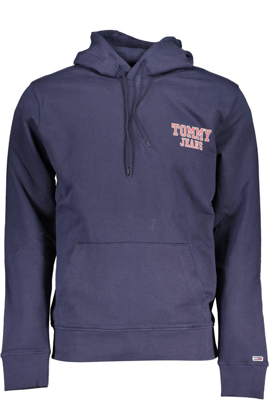 Tommy Hilfiger Man Blue Sweatshirt Without Zip