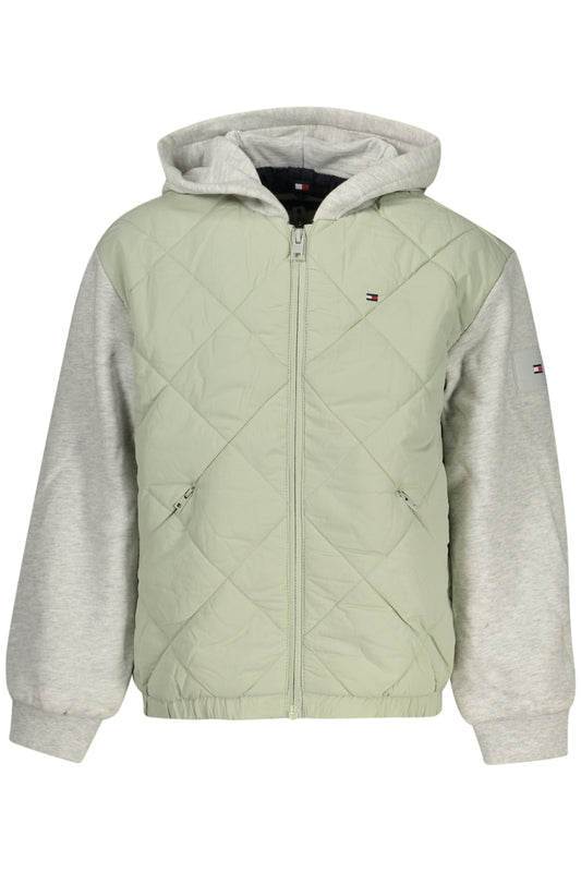 TOMMY HILFIGER KIDS' GREEN JACKET