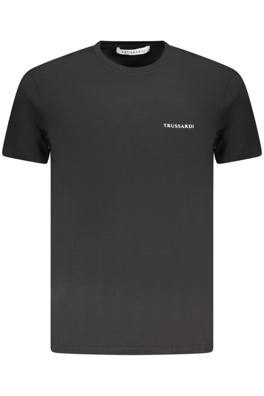 Trussardi Short Sleeve T-Shirt Men Black