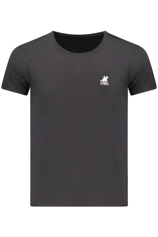 US GRAND MEN'S BLACK SHORT-SLEEVE T-SHIRT