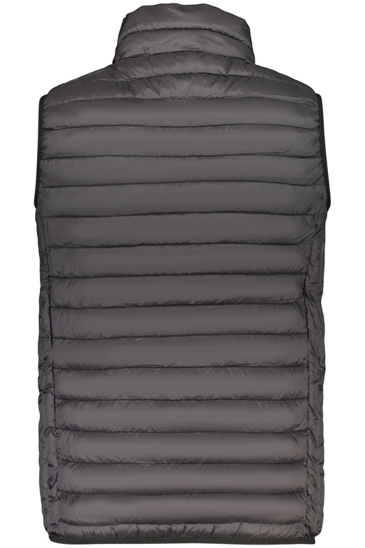 US GRAND MEN'S BLACK SLEEVELESS JACKET