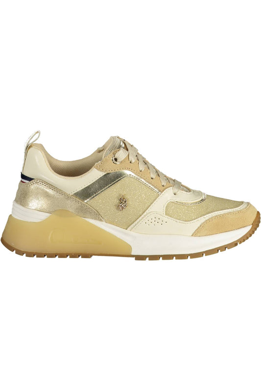 Us Polo Assn. Sports Shoes Woman Gold