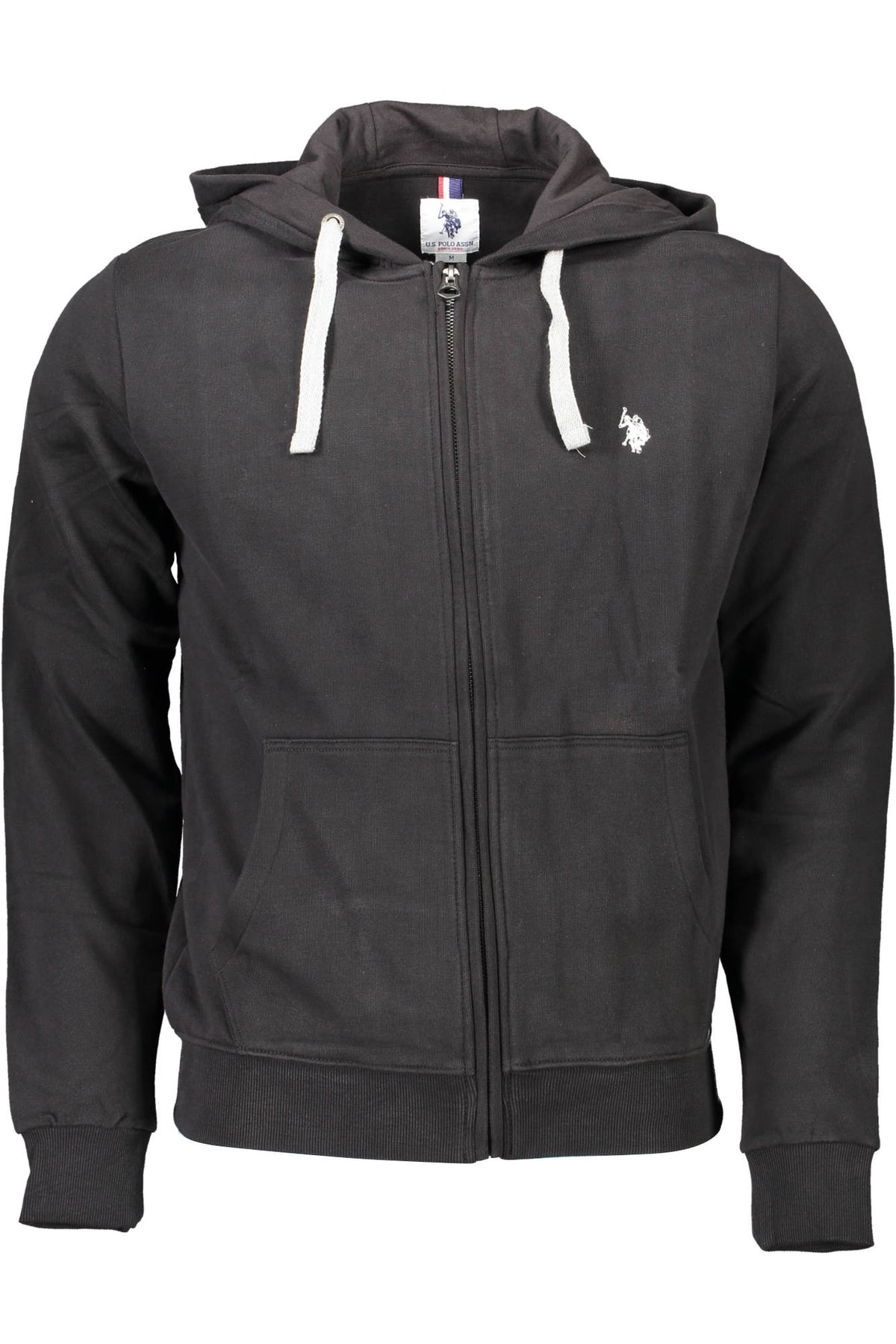 Us Polo Sweatshirt With Zip Man Black