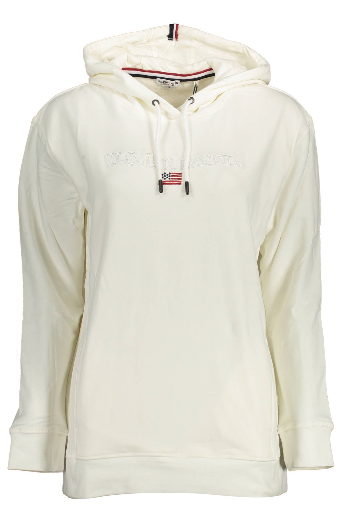 Us Polo Sweatshirt Without Zip Woman White